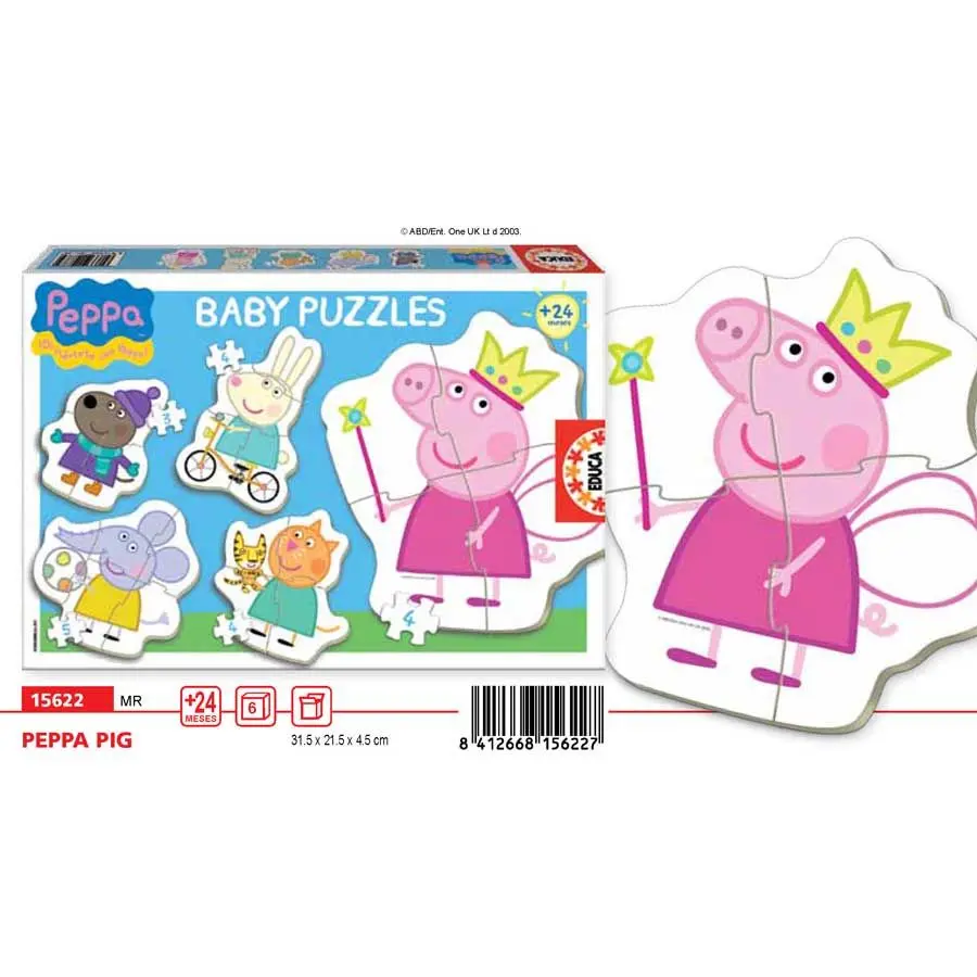 Peppa Pig puzzle 3-5db-os termékfotó