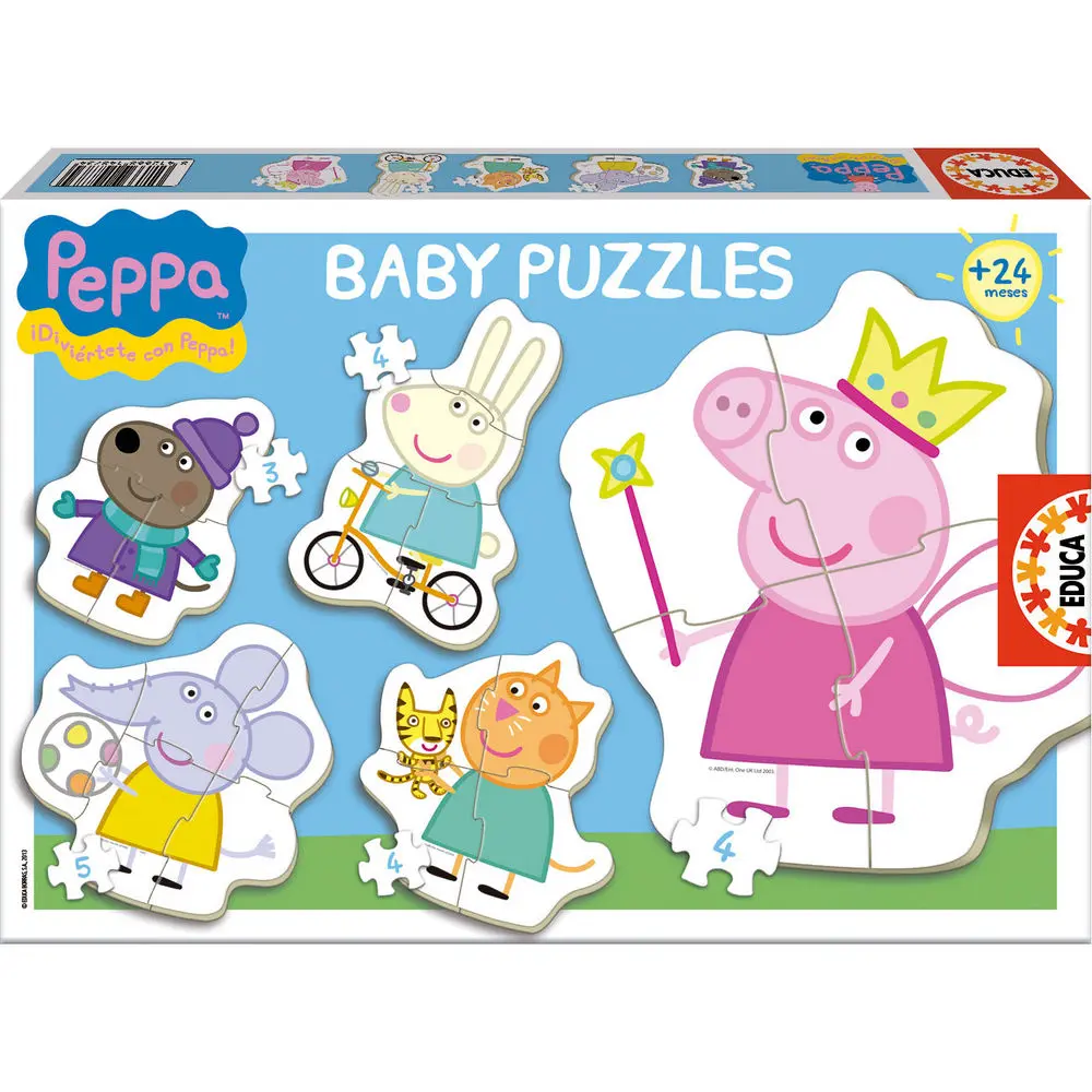Peppa Pig puzzle 3-5db-os termékfotó