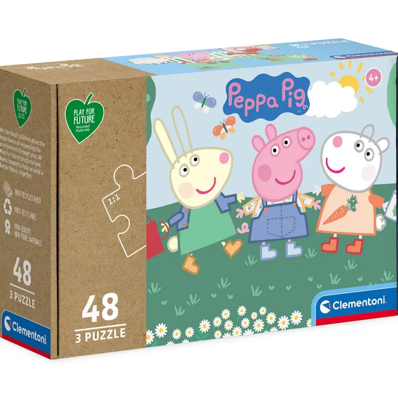 Peppa Pig puzzle 3x48db-os termékfotó