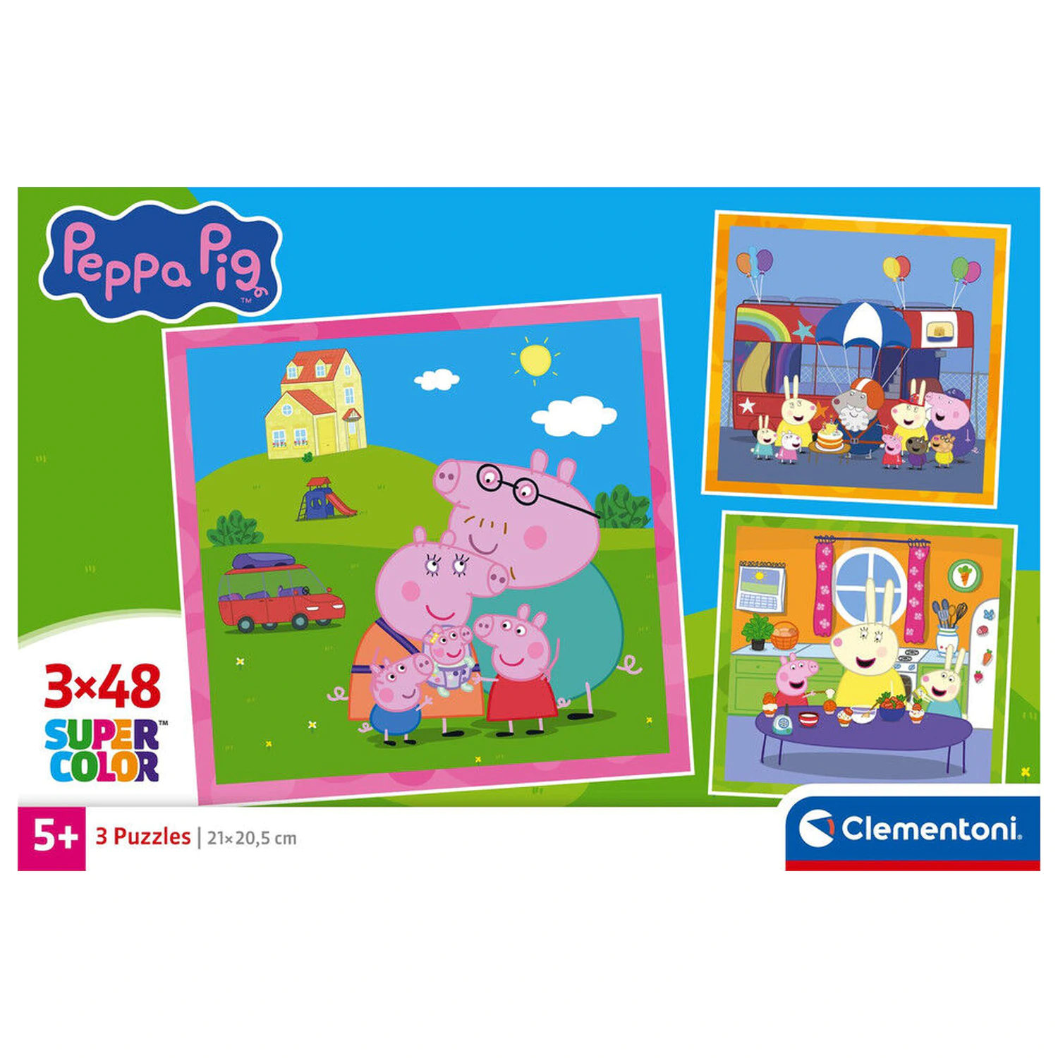 Peppa Pig puzzle 3x48db-os termékfotó