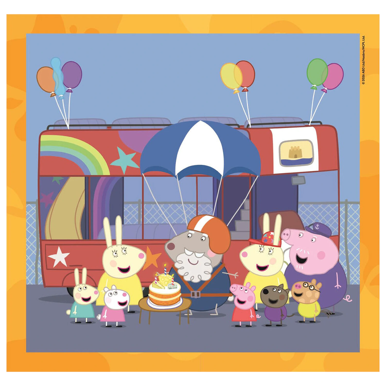 Peppa Pig puzzle 3x48db-os termékfotó