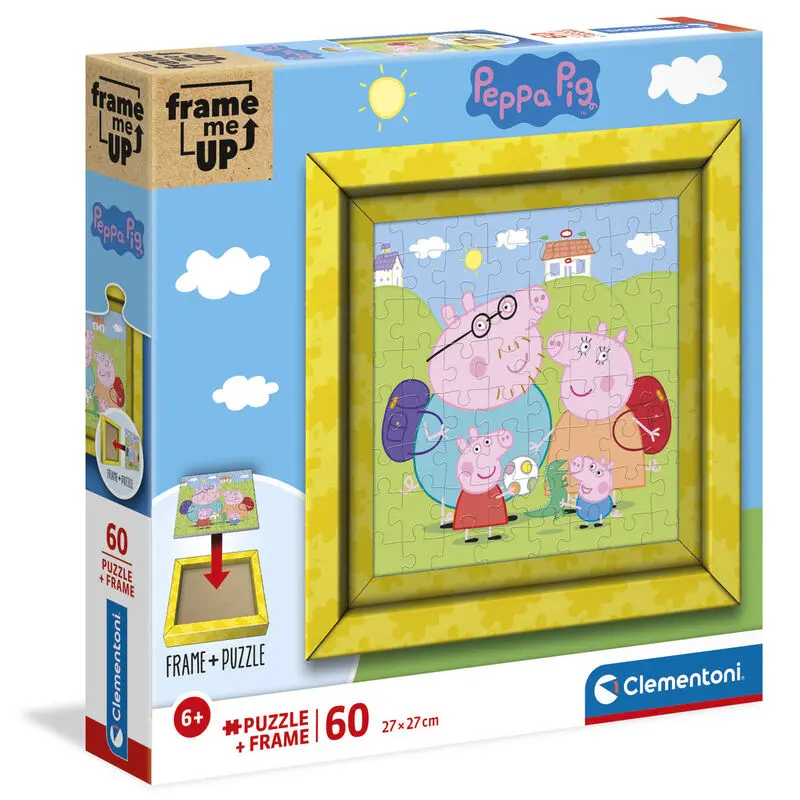 Peppa Pig puzzle képkerettel 60db-os termékfotó