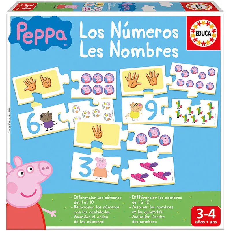 Peppa Pig Számok gyerekjáték termékfotó