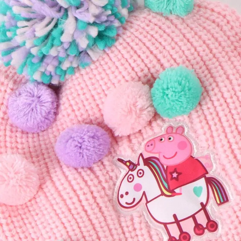 Peppa Pig téli sapka, kesztyű és csősál csomag  termékfotó