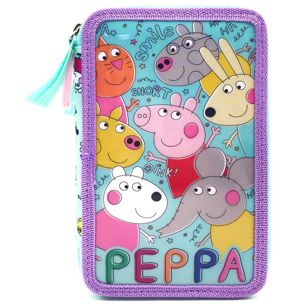 Peppa Pig töltött tripla tolltartó termékfotó