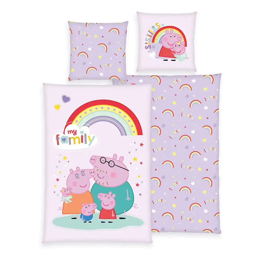 Peppa Pig Ver. 2 ágyneműhuzat 135 x 200 cm  termékfotó