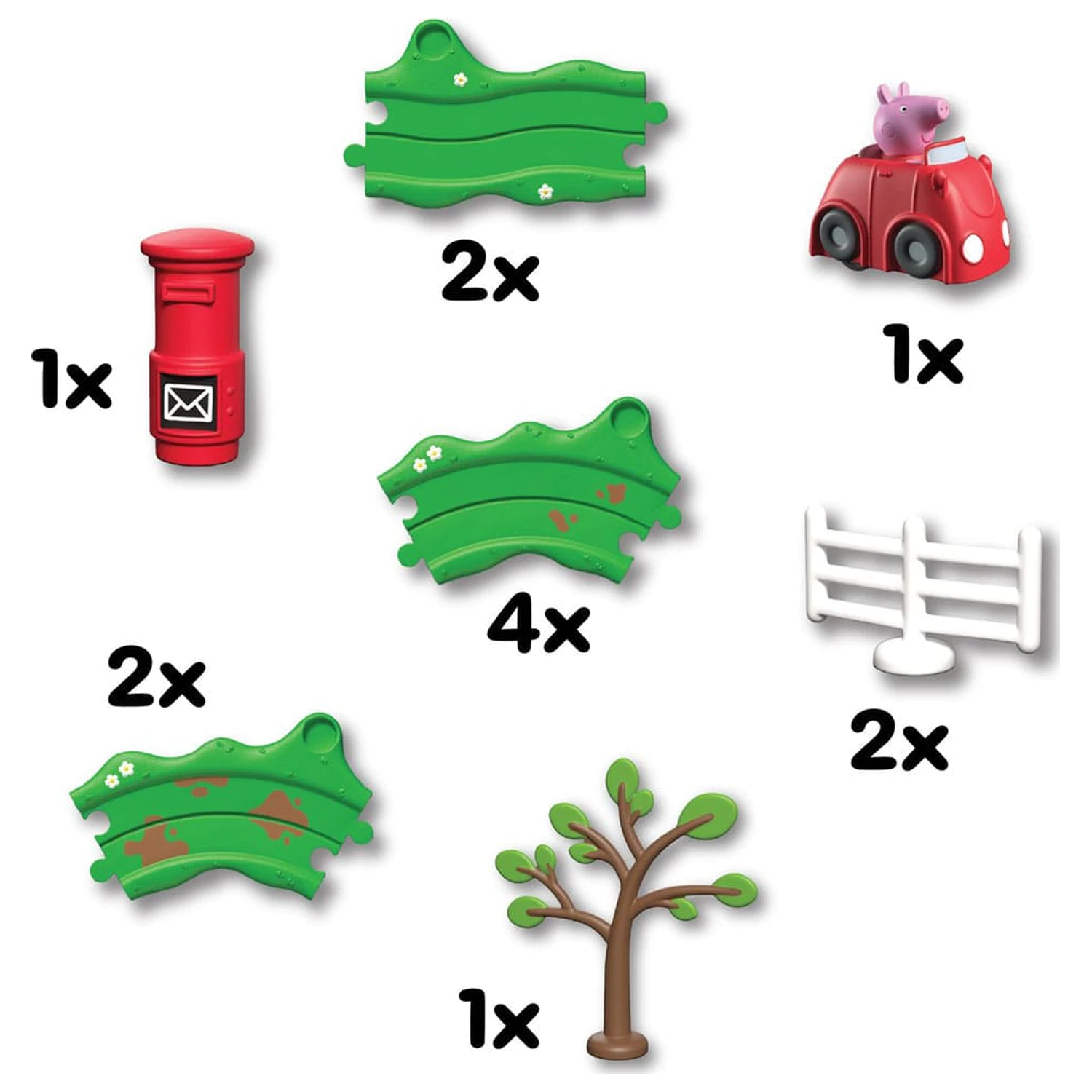 Peppa Pig Whizz Akör alakú Peppa's Little Red Car játékcsomag  termékfotó