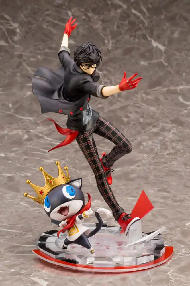 Persona 5 Dancing Star Night ARTFXJ 1/8 Hero & Morgana szobor figura 25 cm termékfotó