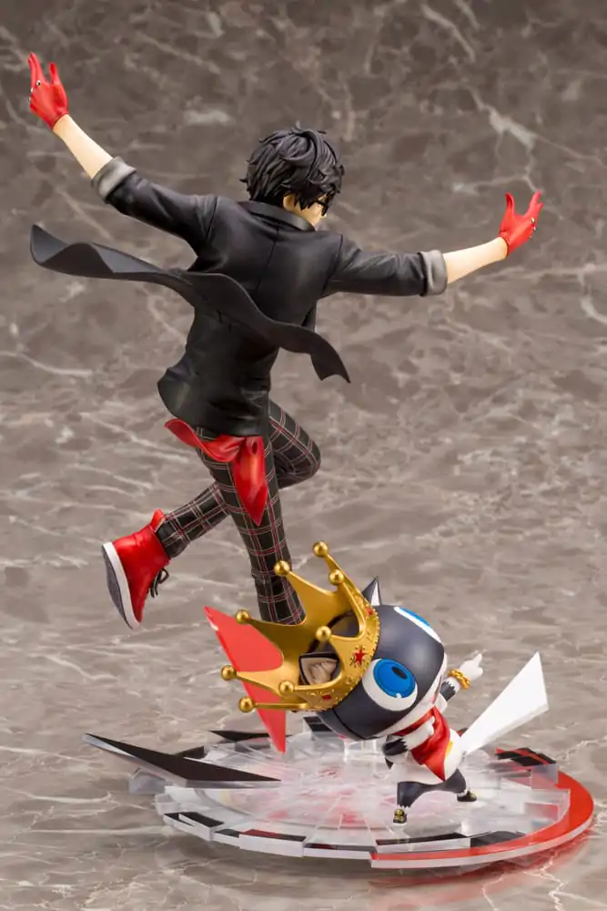 Persona 5 Dancing Star Night ARTFXJ 1/8 Hero & Morgana szobor figura 25 cm termékfotó