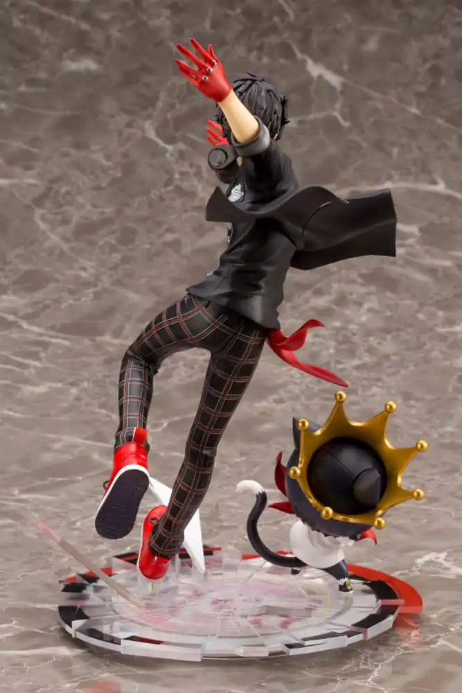 Persona 5 Dancing Star Night ARTFXJ 1/8 Hero & Morgana szobor figura 25 cm termékfotó