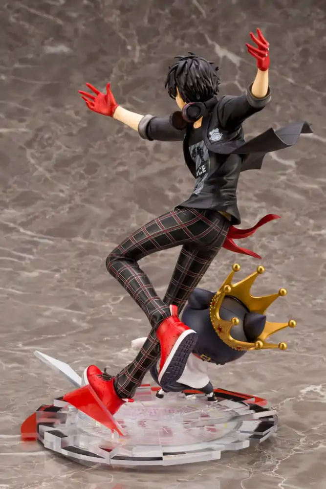 Persona 5 Dancing Star Night ARTFXJ 1/8 Hero & Morgana szobor figura 25 cm termékfotó