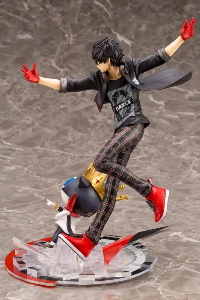 Persona 5 Dancing Star Night ARTFXJ 1/8 Hero & Morgana szobor figura 25 cm termékfotó