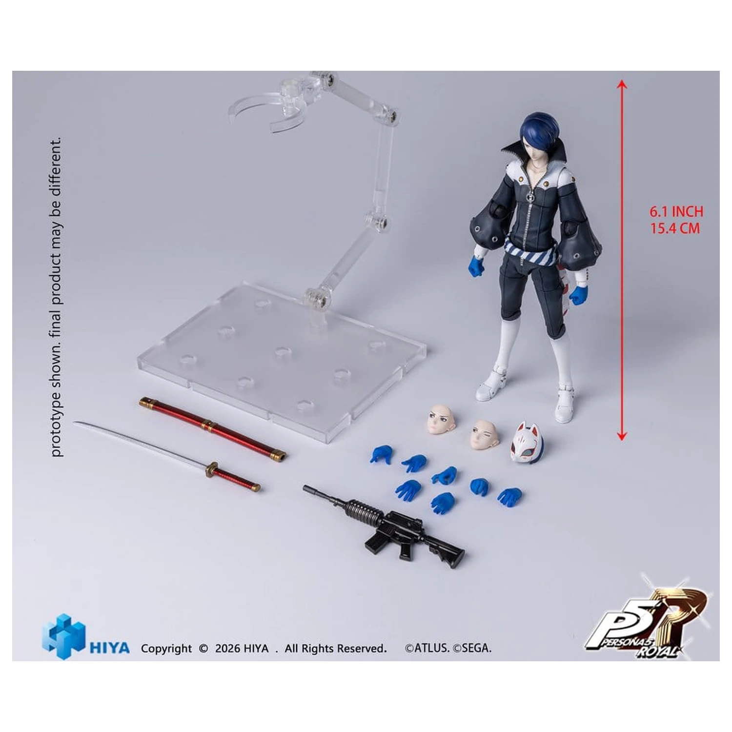 Persona 5 Royal Exquisite Basic akciófigura 1/12 Fox 16 cm termékfotó