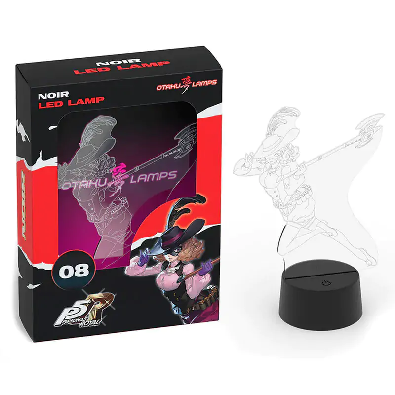 Persona 5 Royal Noir LED lámpa 20cm termékfotó