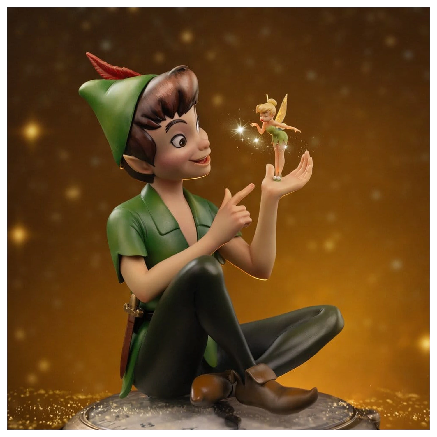 Peter Pan (1953) Art Scale szobor figura 1/10 Peter Pan & Tinkerbell 23 cm termékfotó