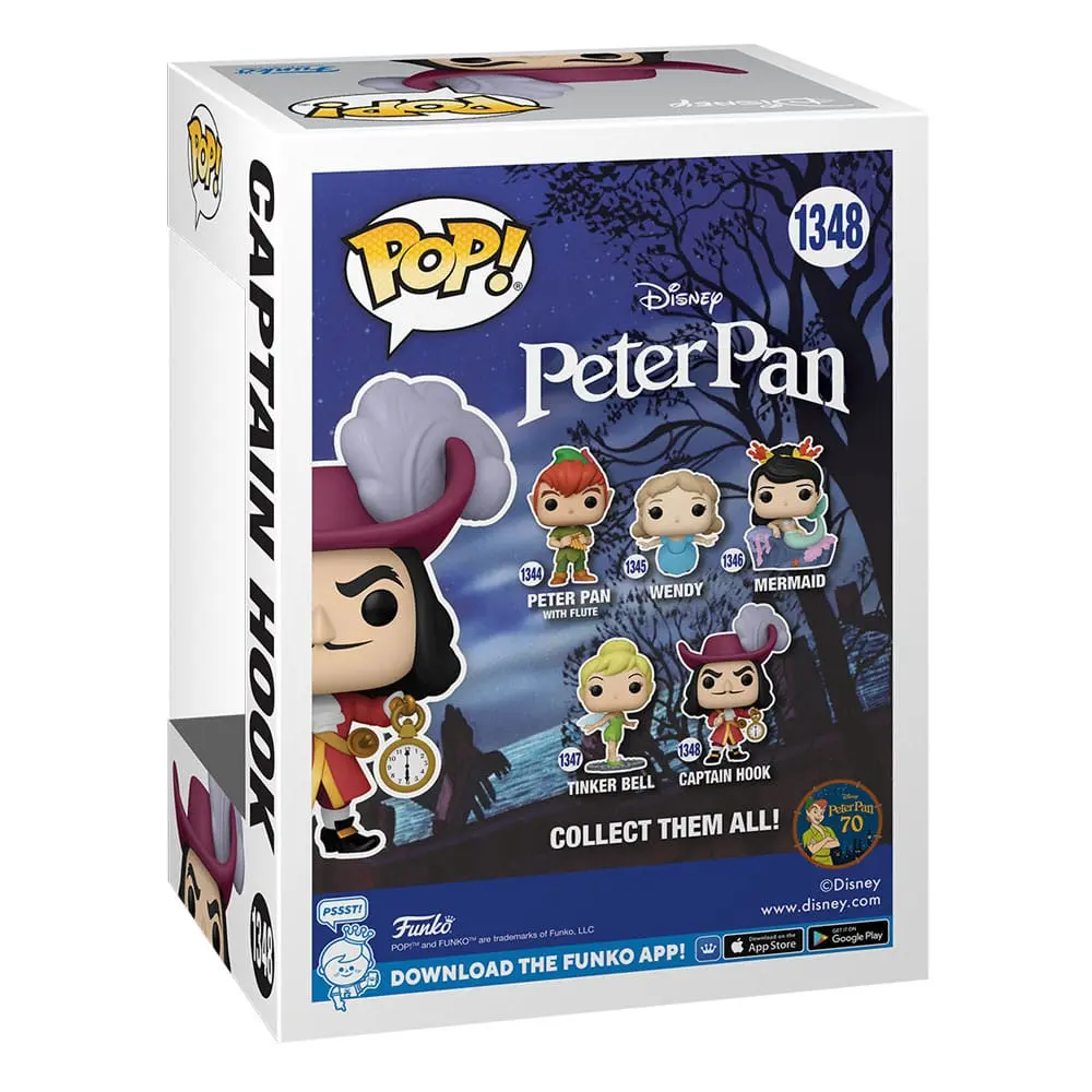 Peter Pan 70th Anniversary Funko POP! Disney Vinyl figura Hook 9 cm termékfotó