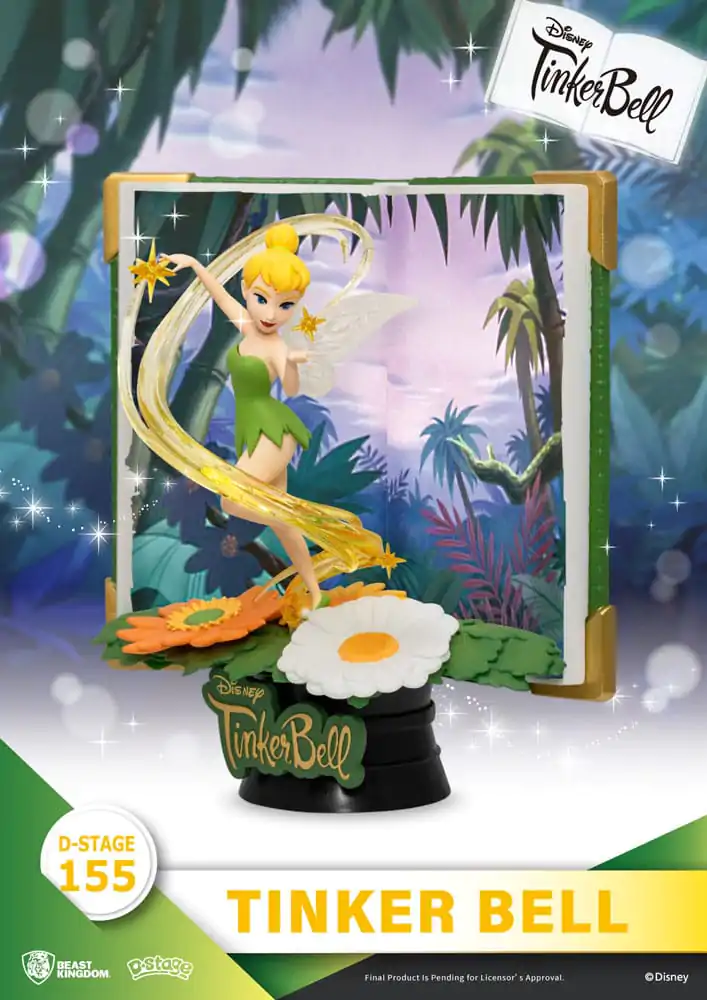 Peter Pan Book Series D-Stage Tinker Bell PVC Diorama szobor figura 15 cm termékfotó