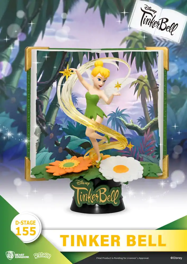 Peter Pan Book Series D-Stage Tinker Bell PVC Diorama szobor figura 15 cm termékfotó