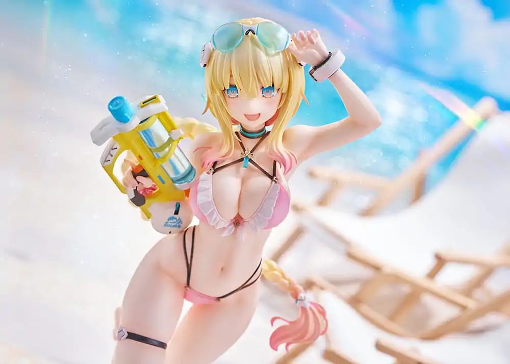 Phantasy Star Online 1/7 es Akhtal Summer Vacation PVC szobor figura 24 cm termékfotó