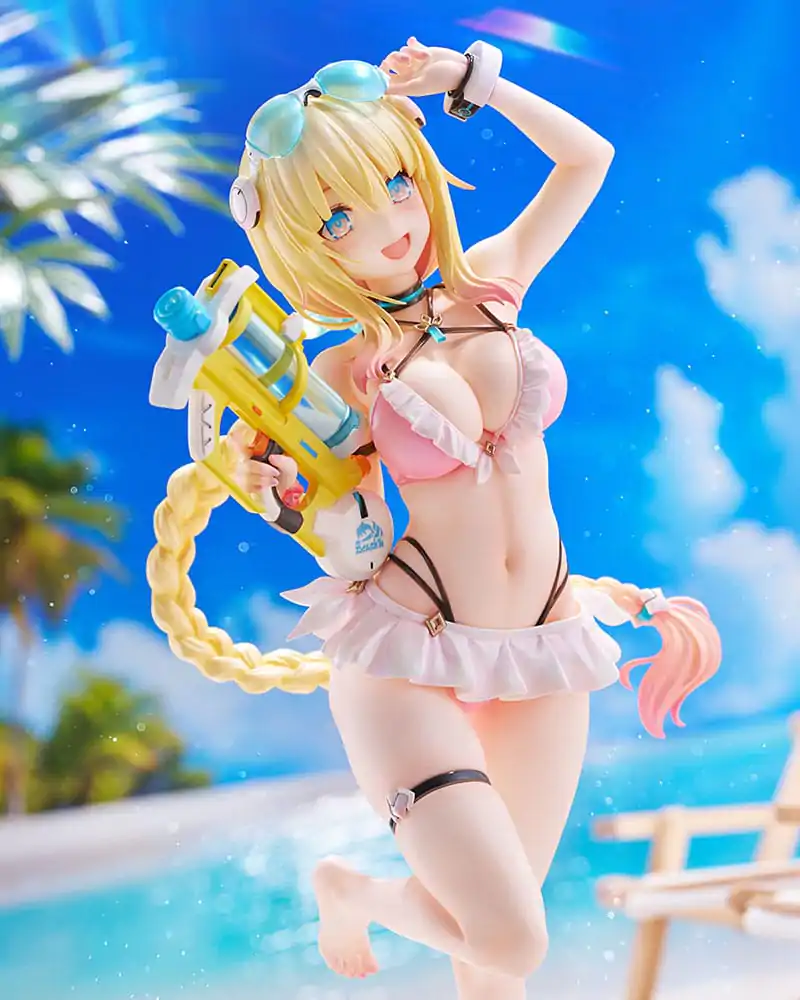 Phantasy Star Online 1/7 es Akhtal Summer Vacation PVC szobor figura 24 cm termékfotó