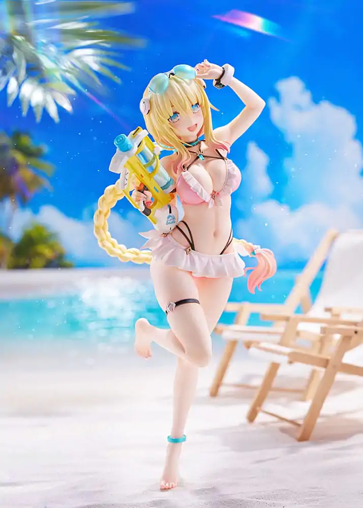 Phantasy Star Online 1/7 es Akhtal Summer Vacation PVC szobor figura 24 cm termékfotó