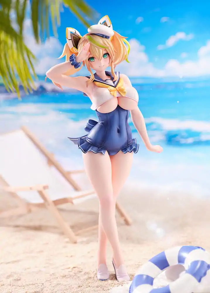 Phantasy Star Online 2 1/7 Es Cool Breeze Gene - Summer Vacation PVC szobor figura 26 cm termékfotó