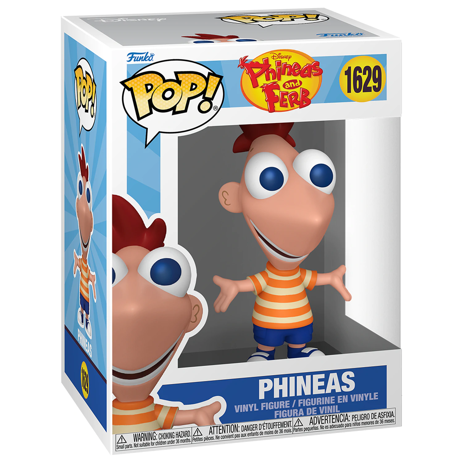 Phineas and Ferb Funko POP! Disney Vinyl figura Phineas 9 cm termékfotó