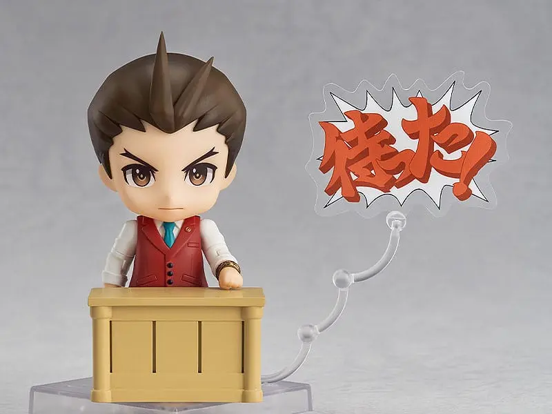 Phoenix Wright: Ace Attorney Nendoroid akciófigura Apollo Justice 10 cm termékfotó