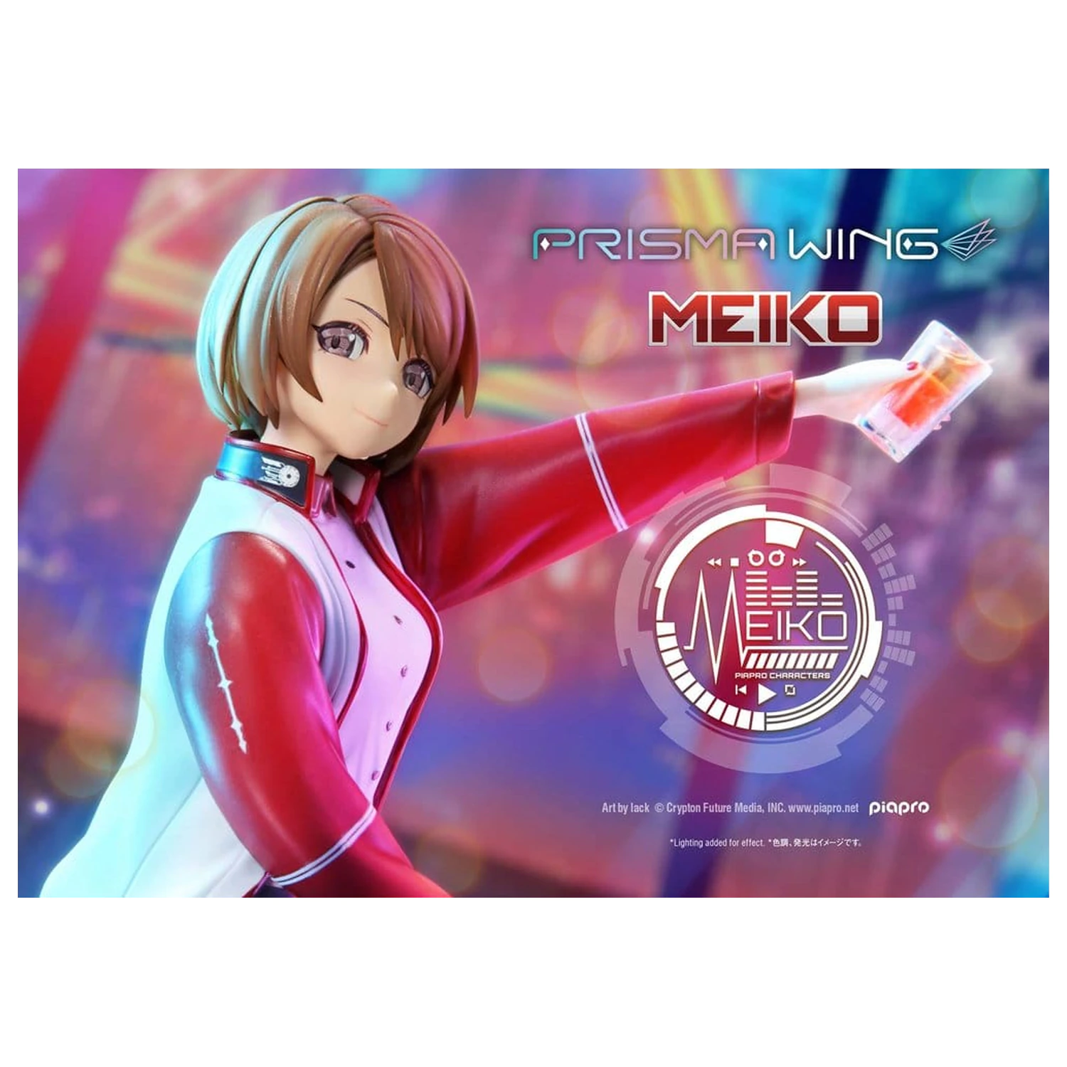 Piapro Characters Prisma Wing 1/7 Meiko Illustration by lack szobor figura 21 cm termékfotó