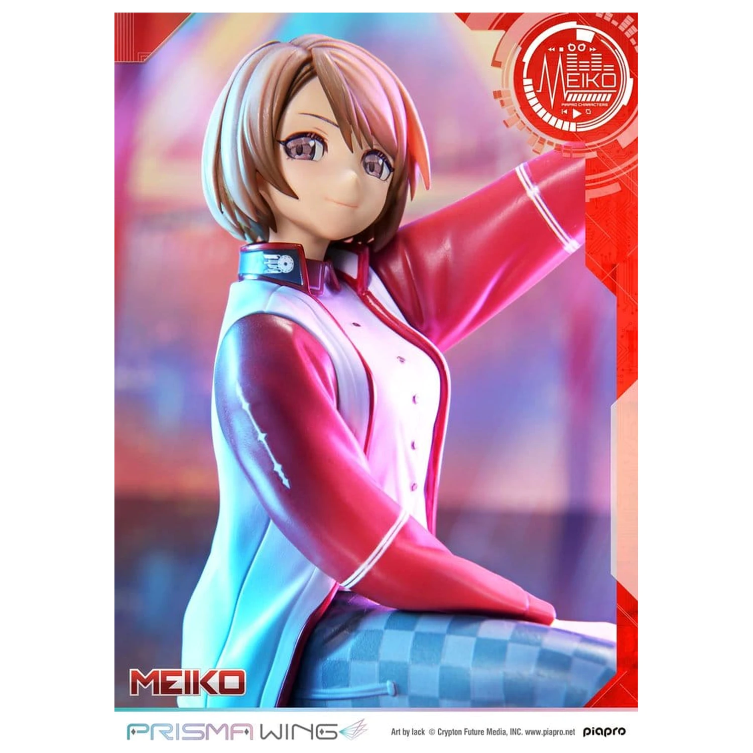 Piapro Characters Prisma Wing 1/7 Meiko Illustration by lack szobor figura 21 cm termékfotó