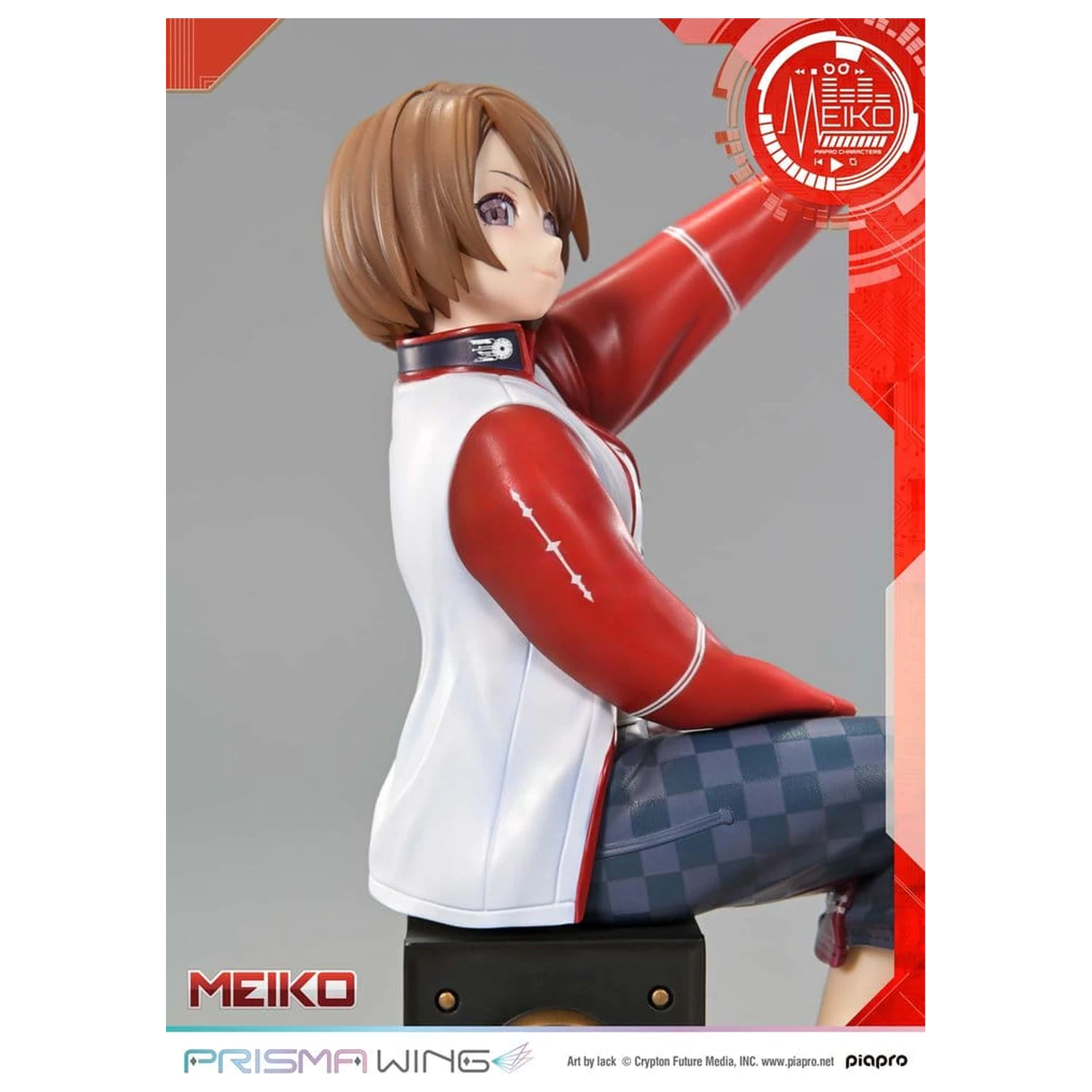 Piapro Characters Prisma Wing 1/7 Meiko Illustration by lack szobor figura 21 cm termékfotó