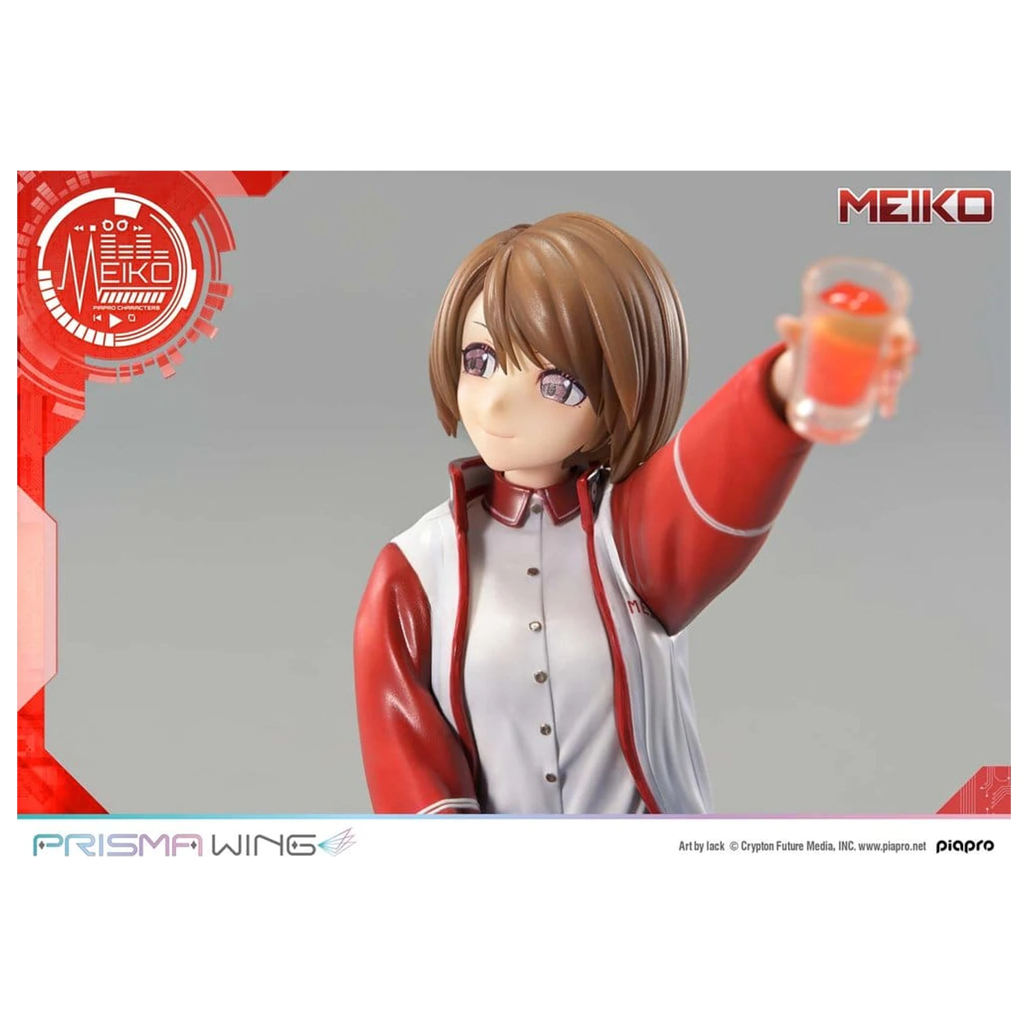 Piapro Characters Prisma Wing 1/7 Meiko Illustration by lack szobor figura 21 cm termékfotó