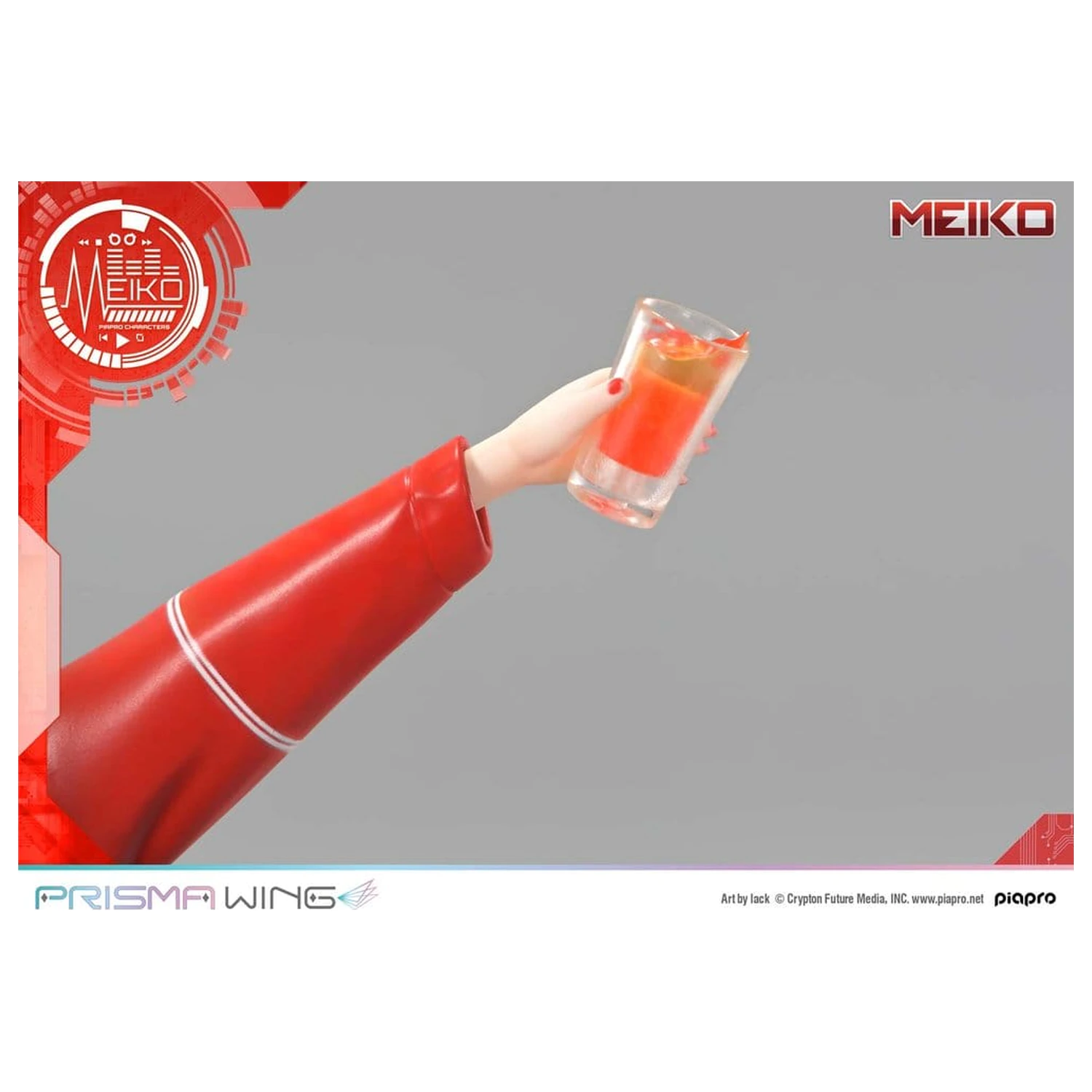 Piapro Characters Prisma Wing 1/7 Meiko Illustration by lack szobor figura 21 cm termékfotó