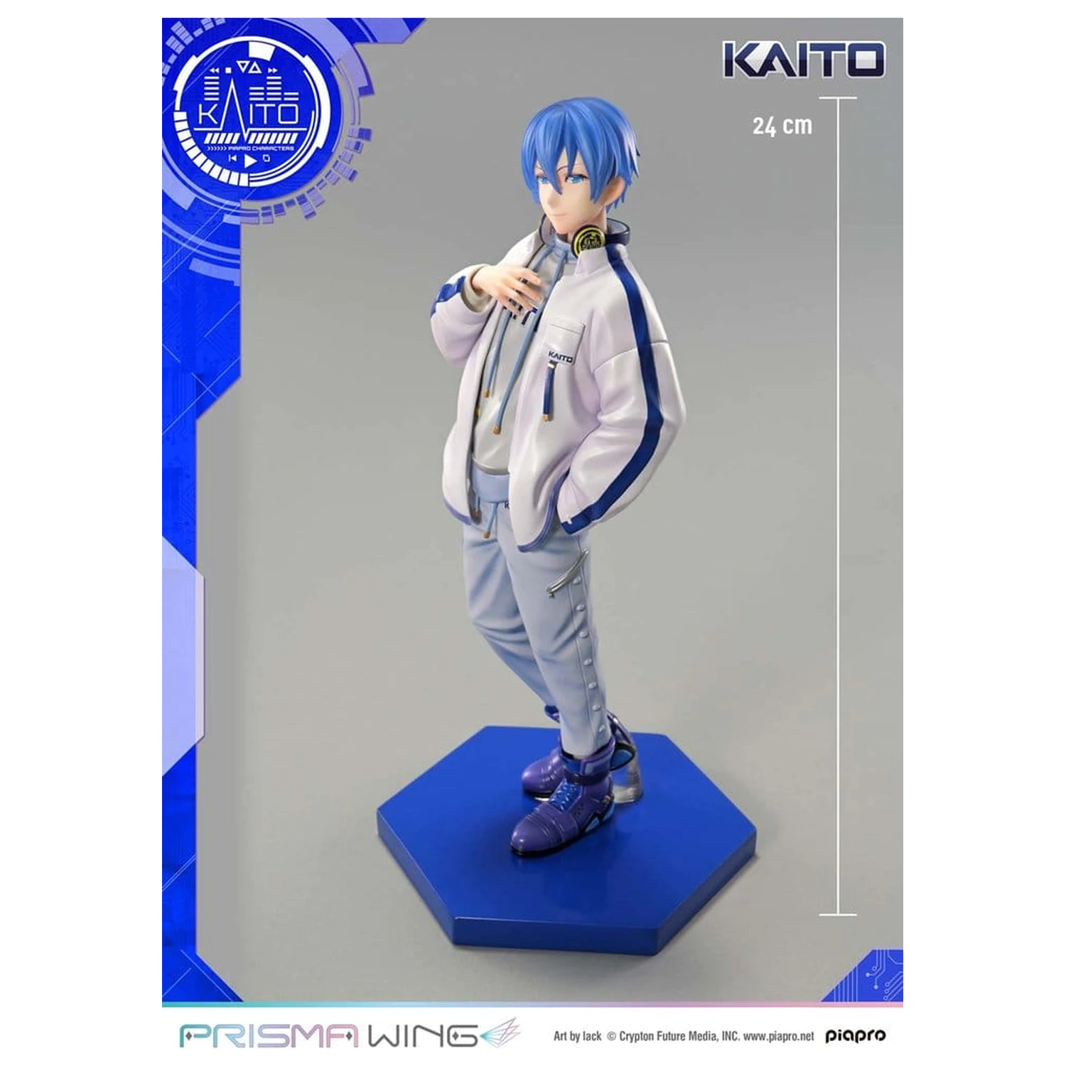 Piapro Characters Prisma Wing figura 1/7 KAITO "Art by lack" 24 cm termékfotó