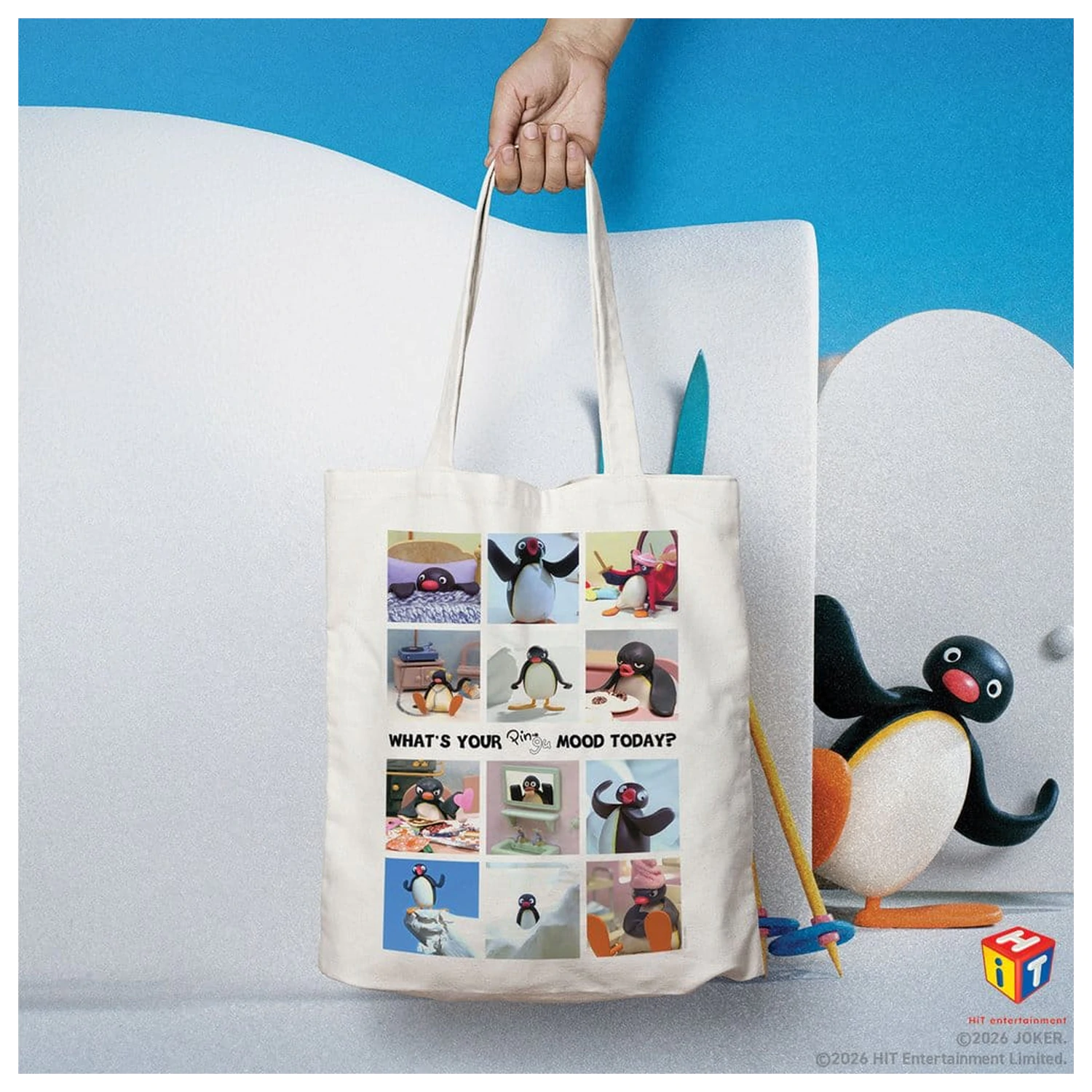 Pingu Moods bevásárlótáska  termékfotó