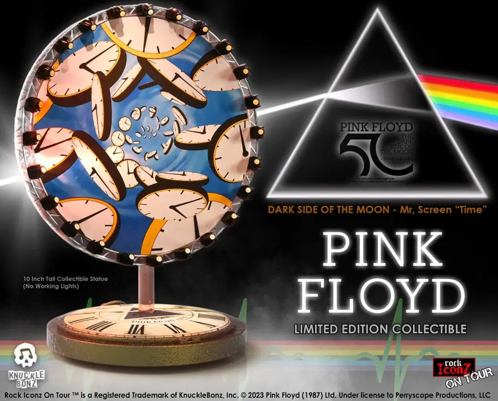 Pink Floyd Rock Iconz On Tour Time Projection Screen (Dark Side of the Moon Tour) szobor figura 25 cm termékfotó