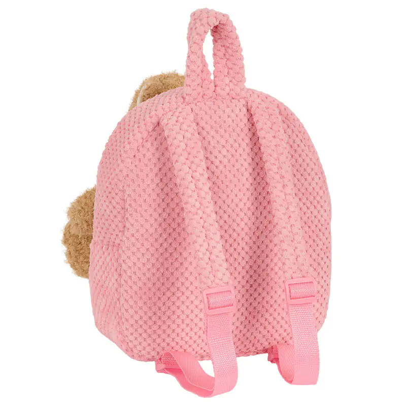 Pink táska hátizsák és maci plüss 27cm termékfotó