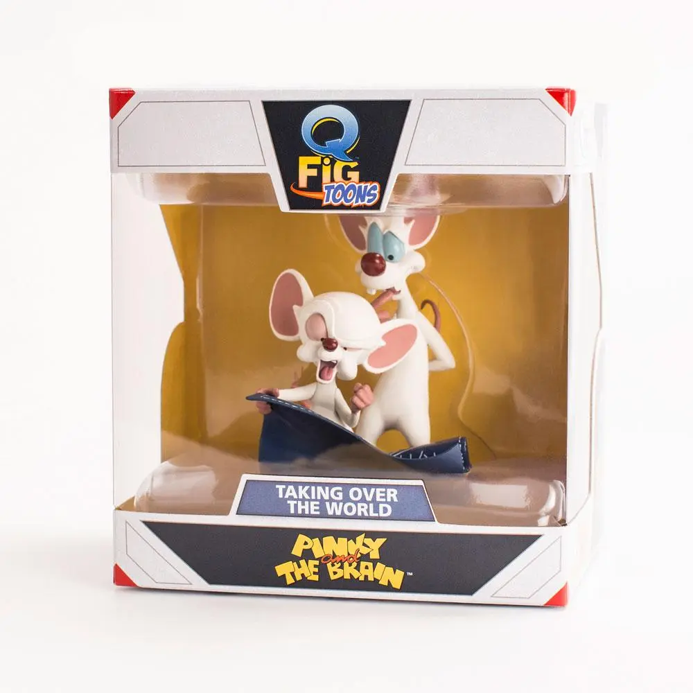 Pinky and the Brain Q-Fig Taking Over The World figura 10 cm termékfotó