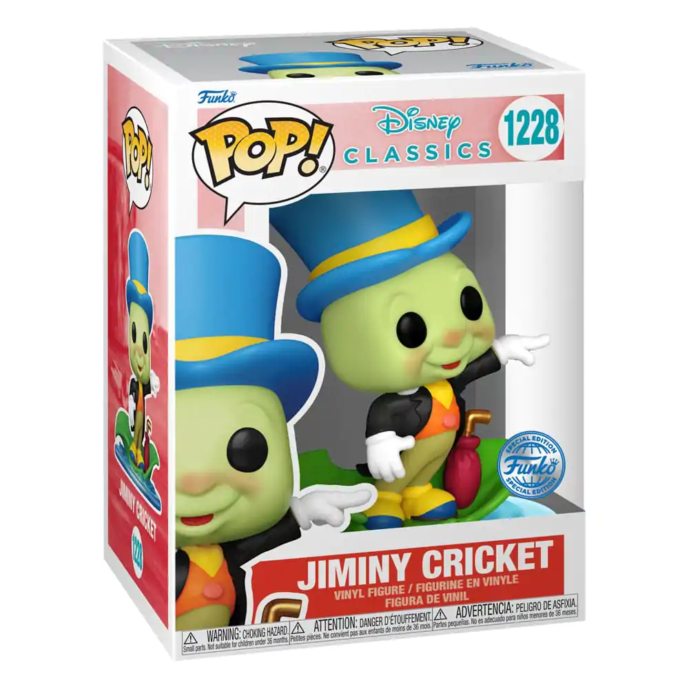 Pinocchio Funko POP! Disney Vinyl figura Jiminy on leaf 9 cm termékfotó