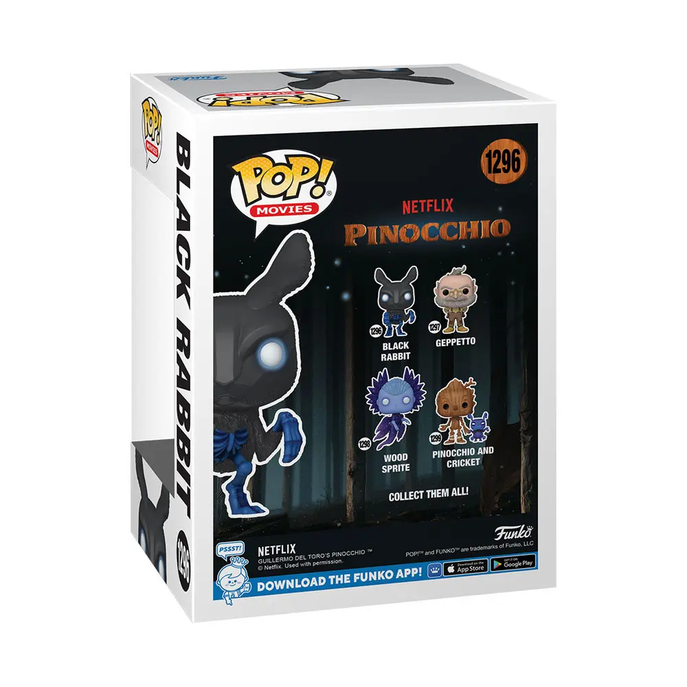 Pinocchio Funko POP! Movies Vinyl figura Black Rabbit 9 cm termékfotó