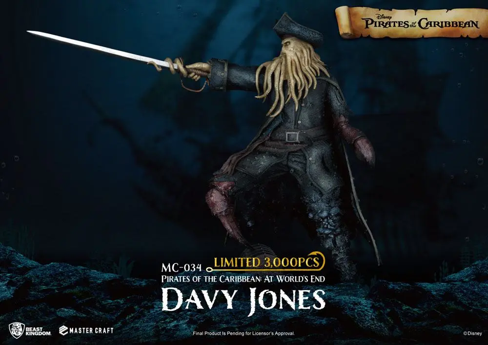 Pirates of the Caribbean: At World's End Master Craft Davy Jones szobor figura 42 cm termékfotó