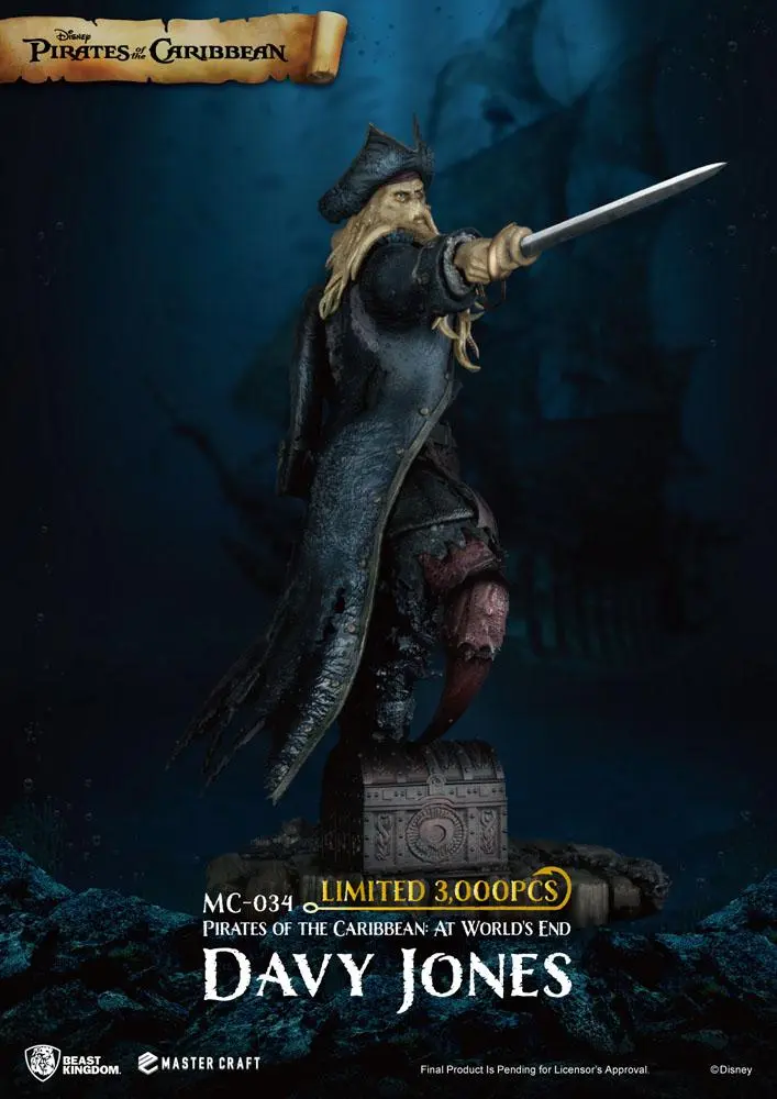 Pirates of the Caribbean: At World's End Master Craft Davy Jones szobor figura 42 cm termékfotó