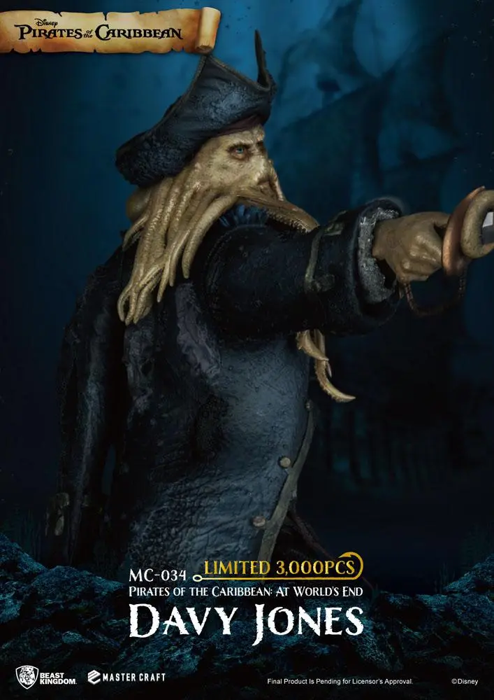 Pirates of the Caribbean: At World's End Master Craft Davy Jones szobor figura 42 cm termékfotó