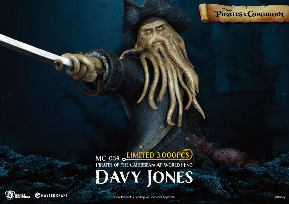 Pirates of the Caribbean: At World's End Master Craft Davy Jones szobor figura 42 cm termékfotó