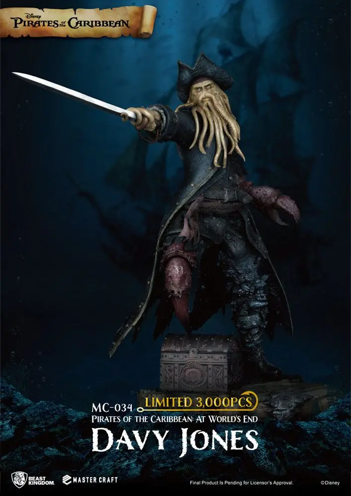 Pirates of the Caribbean: At World's End Master Craft Davy Jones szobor figura 42 cm termékfotó