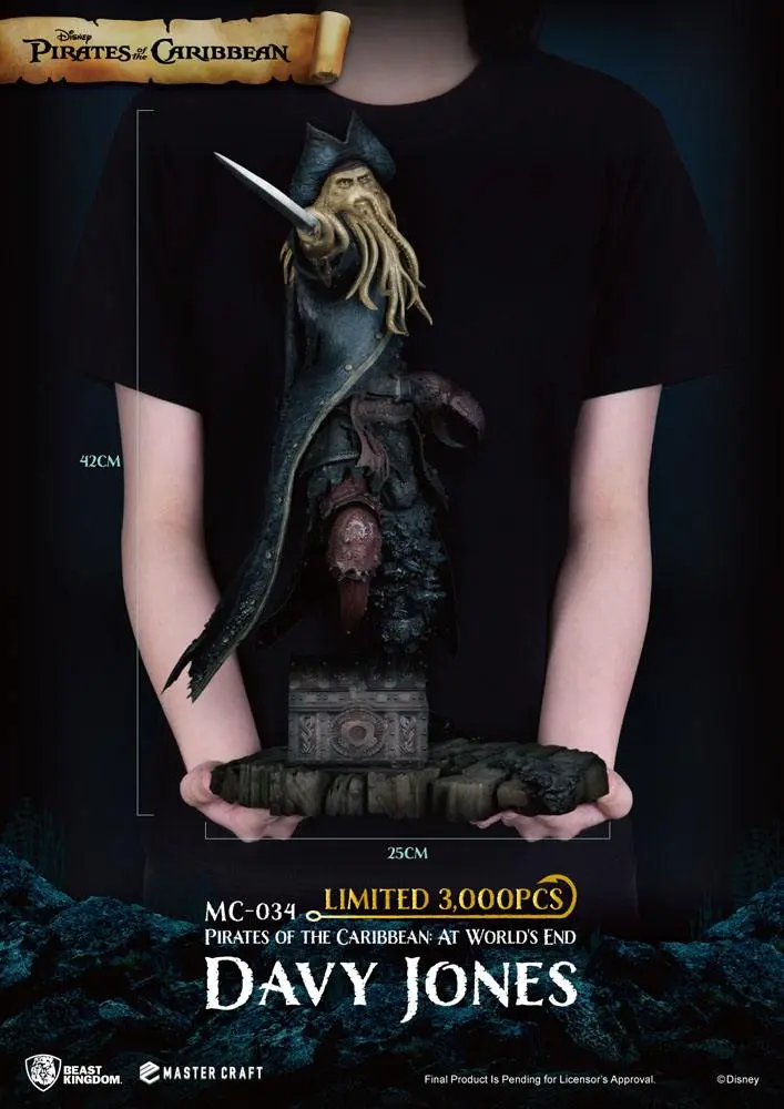 Pirates of the Caribbean: At World's End Master Craft Davy Jones szobor figura 42 cm termékfotó