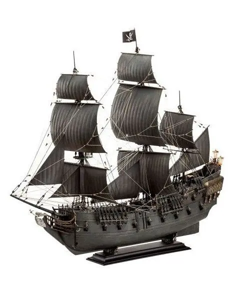 Pirates of the Caribbean Dead Men Tell No Tales 1/72 Black Pearl modell készlet Limitált kiadás 50 cm termékfotó
