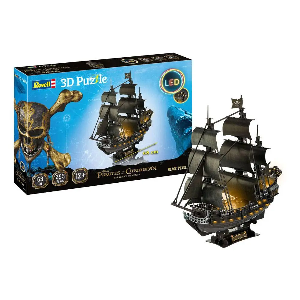 Pirates of the Caribbean: Dead Men Tell No Tales Black Pearl LED Edition 3D Puzzle termékfotó