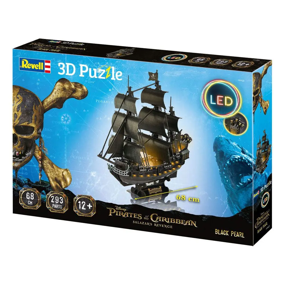 Pirates of the Caribbean: Dead Men Tell No Tales Black Pearl LED Edition 3D Puzzle termékfotó