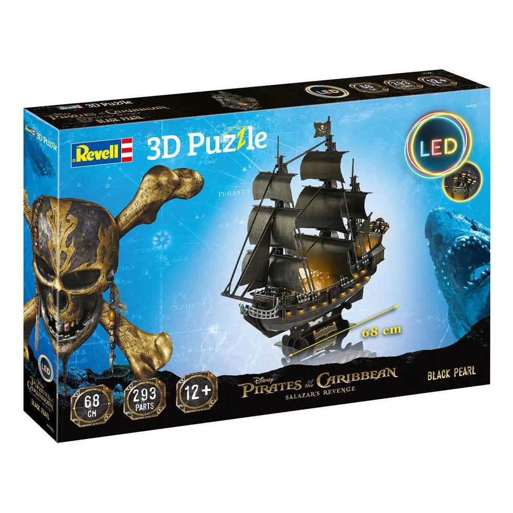 Pirates of the Caribbean: Dead Men Tell No Tales Black Pearl LED Edition 3D Puzzle termékfotó